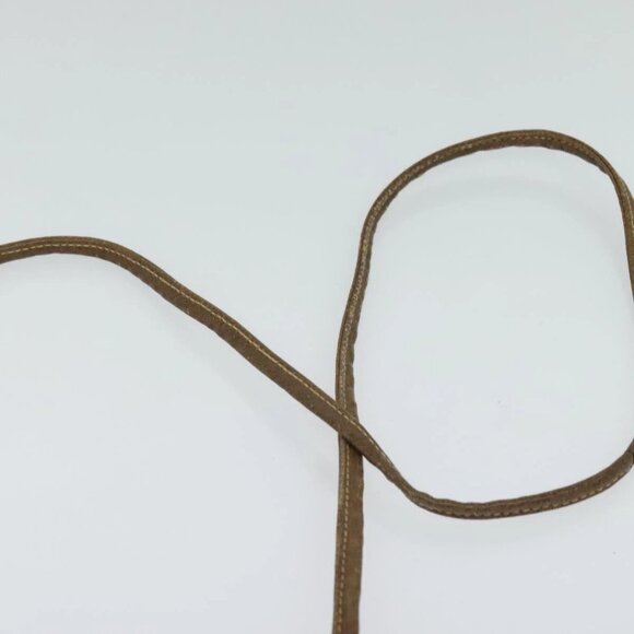 GUCCI GG Supreme Web Sherry Line Bag PVC Beige Gold 904 02 047 Auth th5842 - Picture 8 of 16